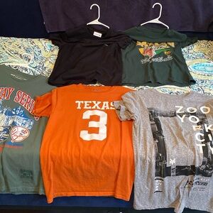 5 size adult small cotton T-shirts